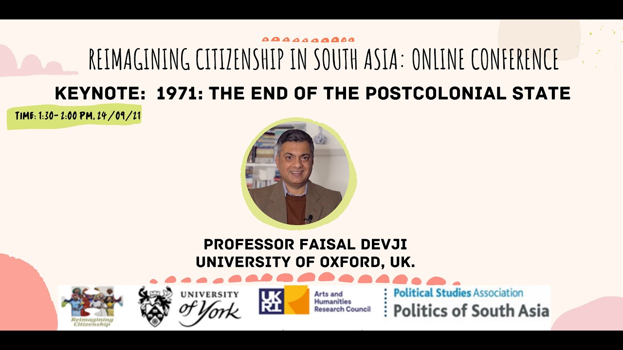 Keynote: Online Conference on Reimagining citizenship in South Asia
