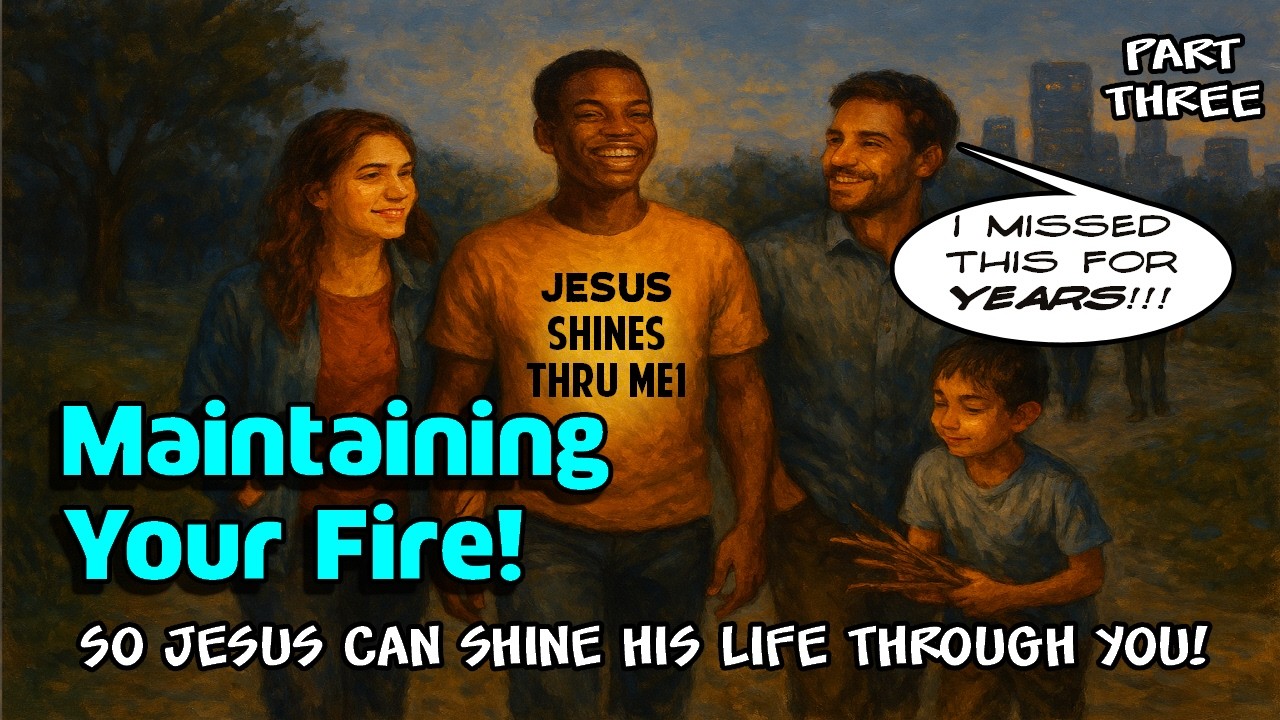 Maintaining Your Fire!... Part Three....So Jesus Can Shine His Life Through You!