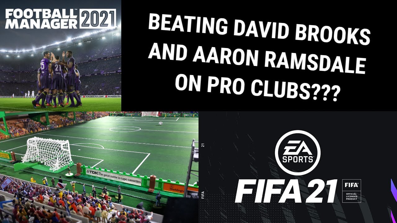 BEATING DAVID BROOKS AND AARON RAMSDALE ON PRO CLUBS?! | FIFA STORIES AND MORE |