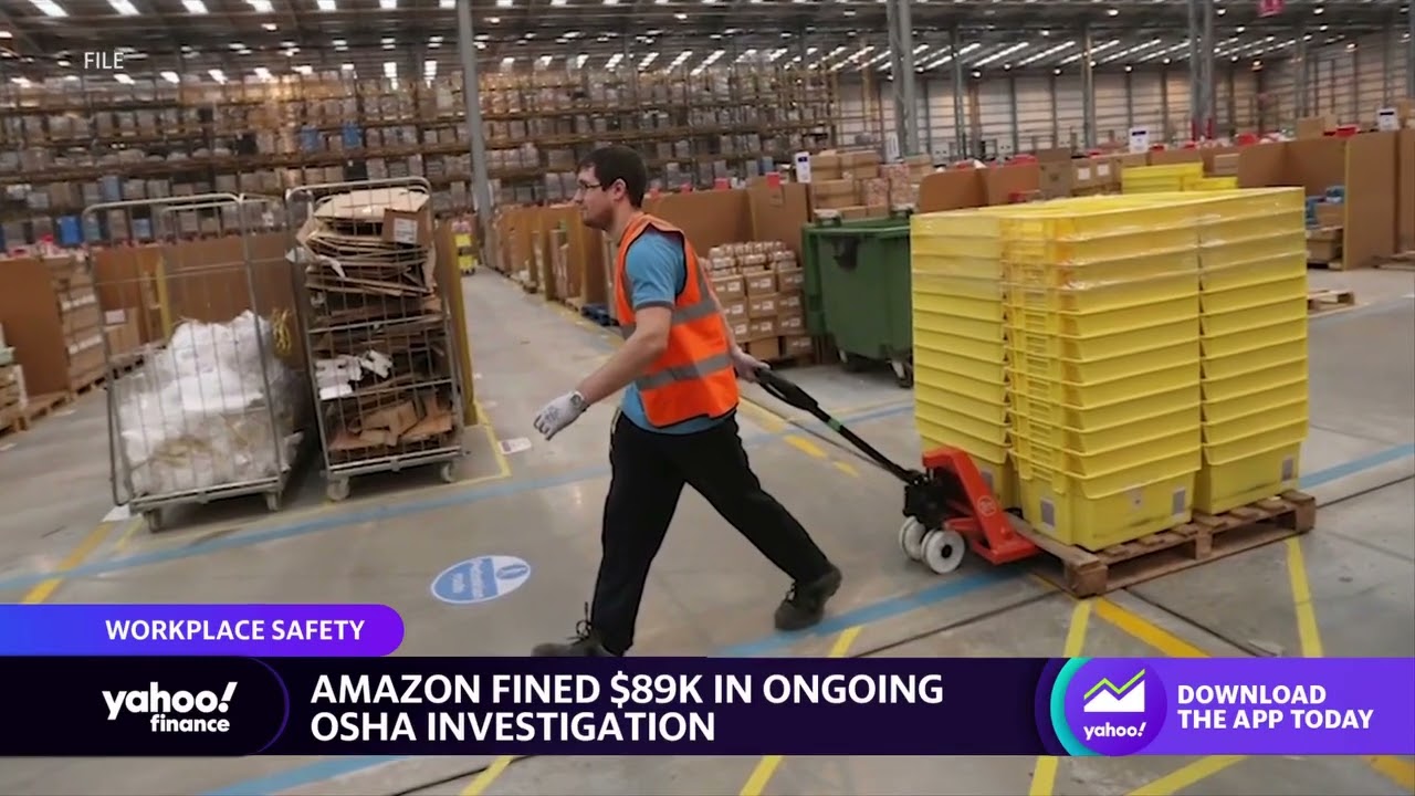 OSHA fines Amazon $89,000 in ongoing warehouse investigations