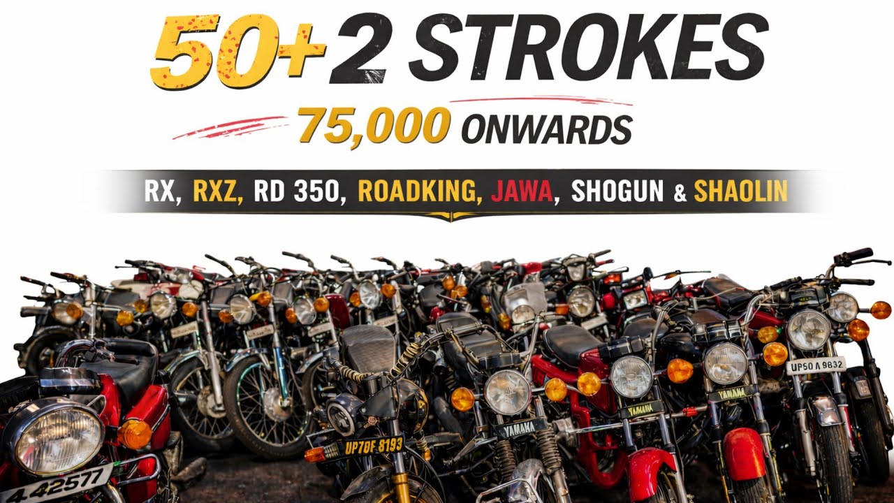 50+ 2 STROKE BIKES 😍 RX100, RD350, RXZ | Starting ₹75,000 🔥 Mysuru