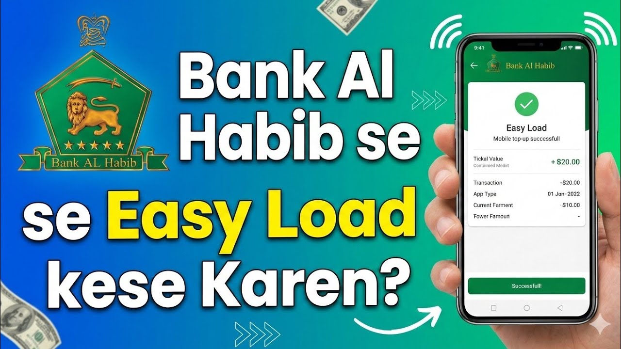 Bank Al Habib App Se Easy Load Ka Asaan Tareeqa | 30 Second Mein Ho Jayega! 