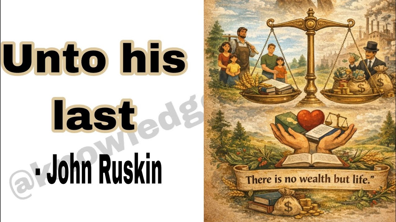 Unto his last by John Ruskin// essay