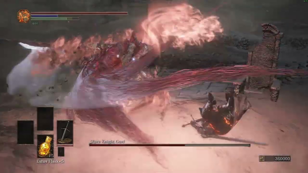 I kill Slave Knight Gael every day till i die. part: 308