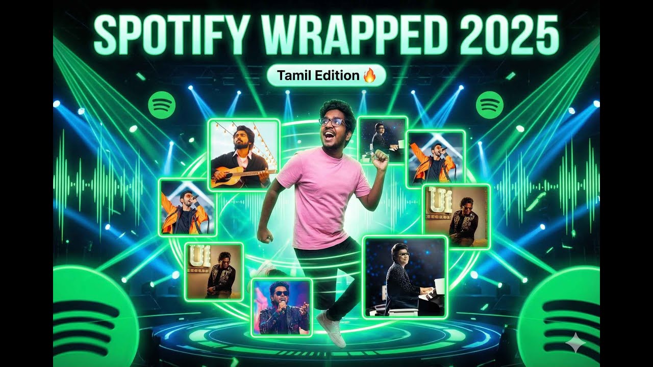 Spotify Wrapped 2025 &ndash; Unexpected Results 🫣 | Tamil Reaction  #trending #spotify #music
