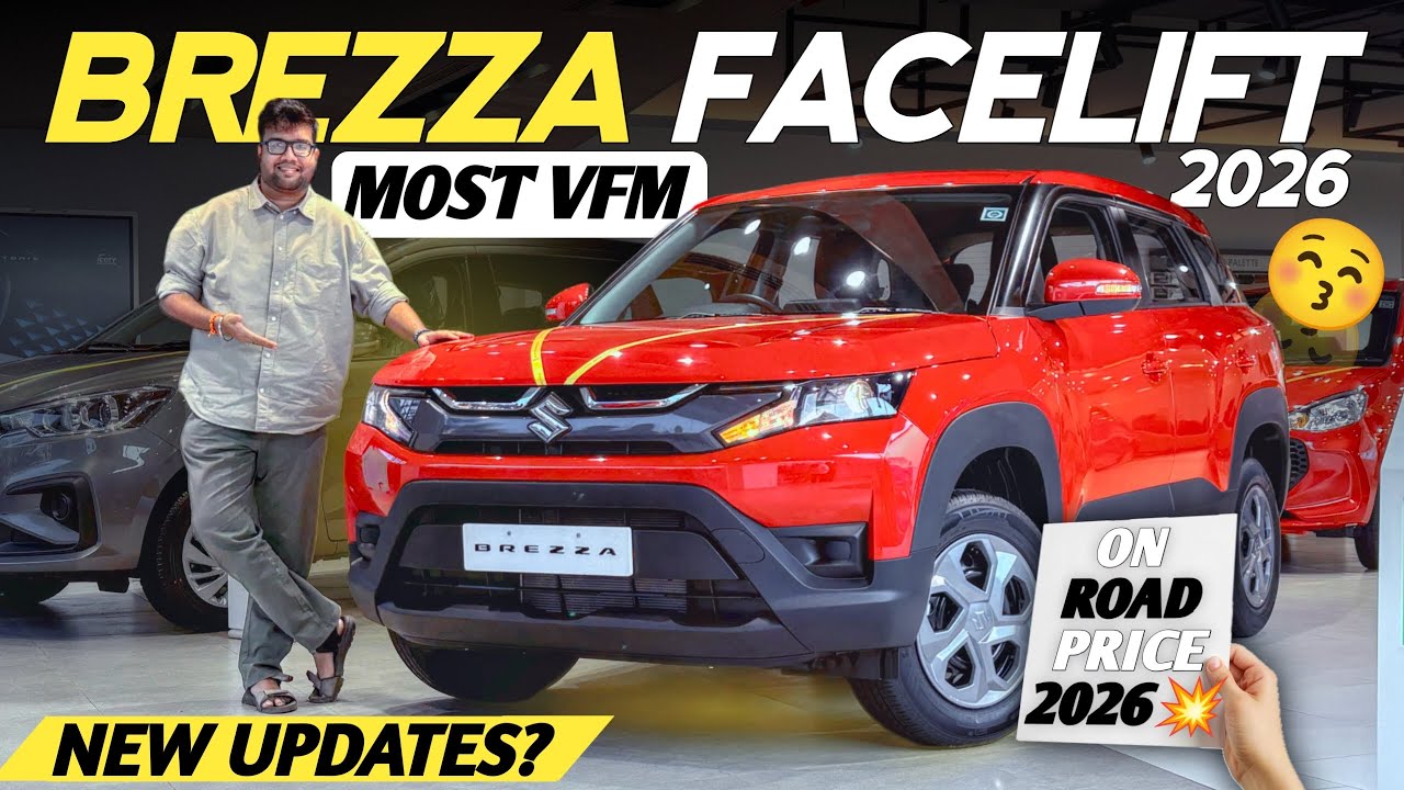 New Maruti Suzuki Brezza Facelift 2026 Model 🔥 - Is it the best car under 10 Lakhs? ✅