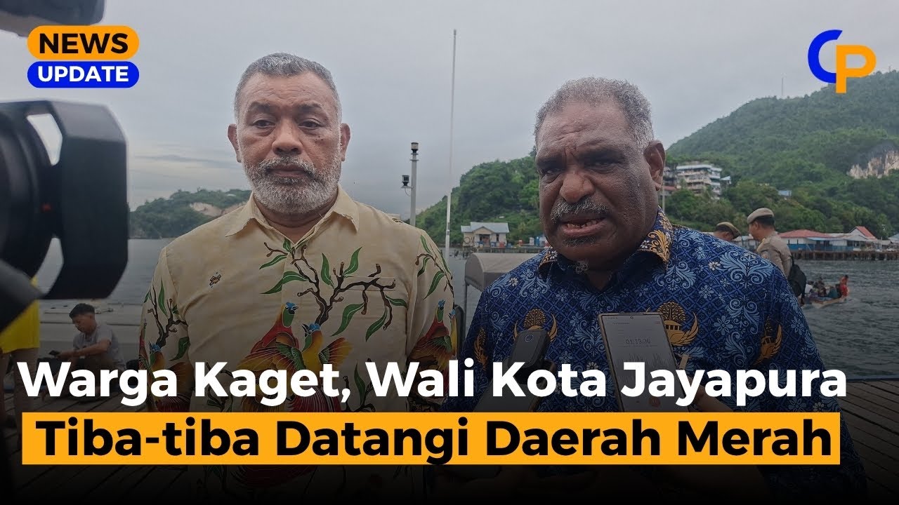 Warga Kaget, Wali Kota Jayapura Tiba-tiba Datangi Daerah Merah