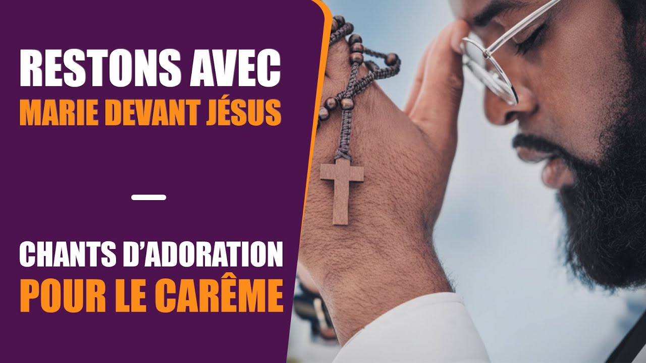 RESTONS AVEC MARIE DEVANT JÉSUS