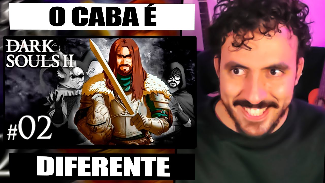 sem dicas pra série durar 2 anos ⏳ - Dark Souls 2 #2|  Leozin React