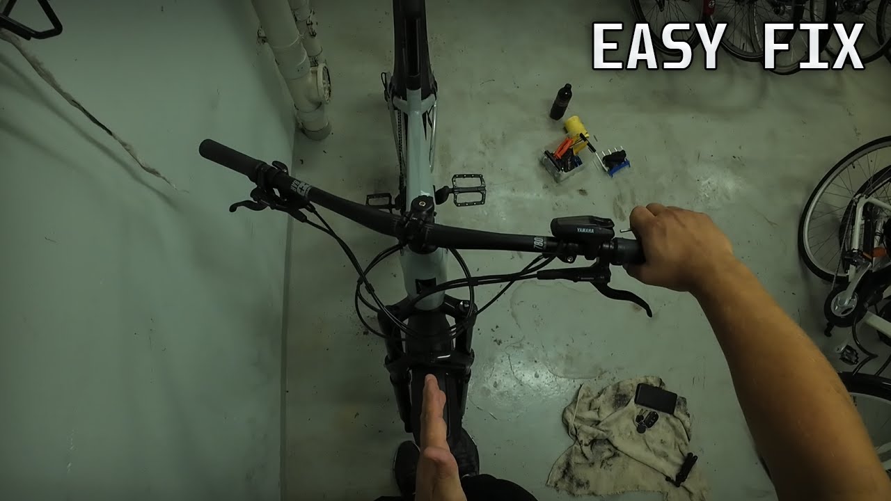 How To Fix Crooked Bike Handlebar