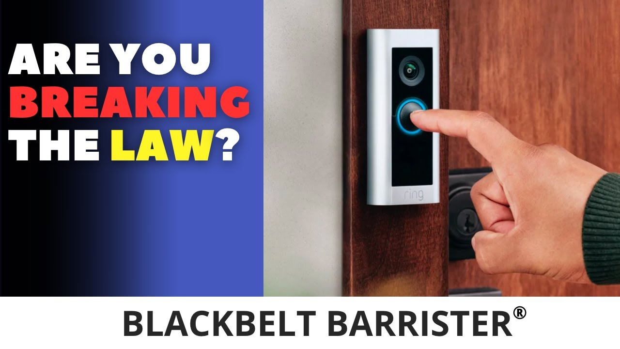 Дверной звонок Ring или Nest? Не нарушайте закон!