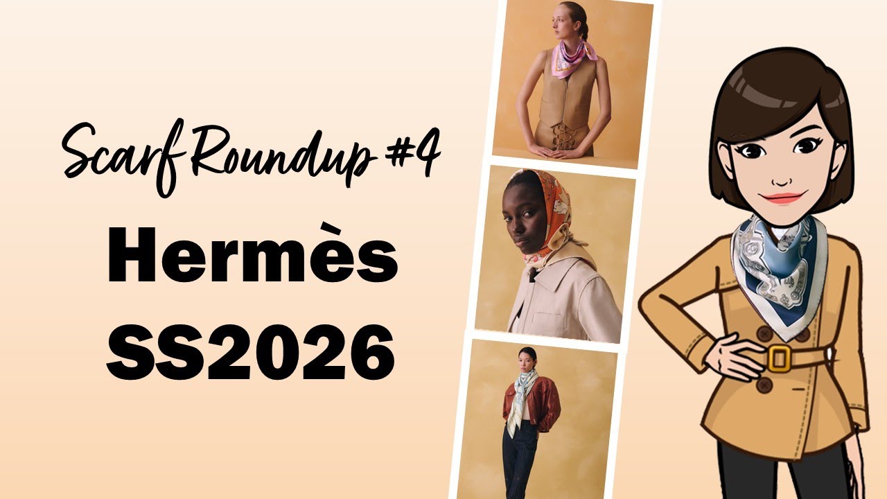 Коллекция шарфов Hermès весна-лето 2026: Часть 4 | Cranleyplace