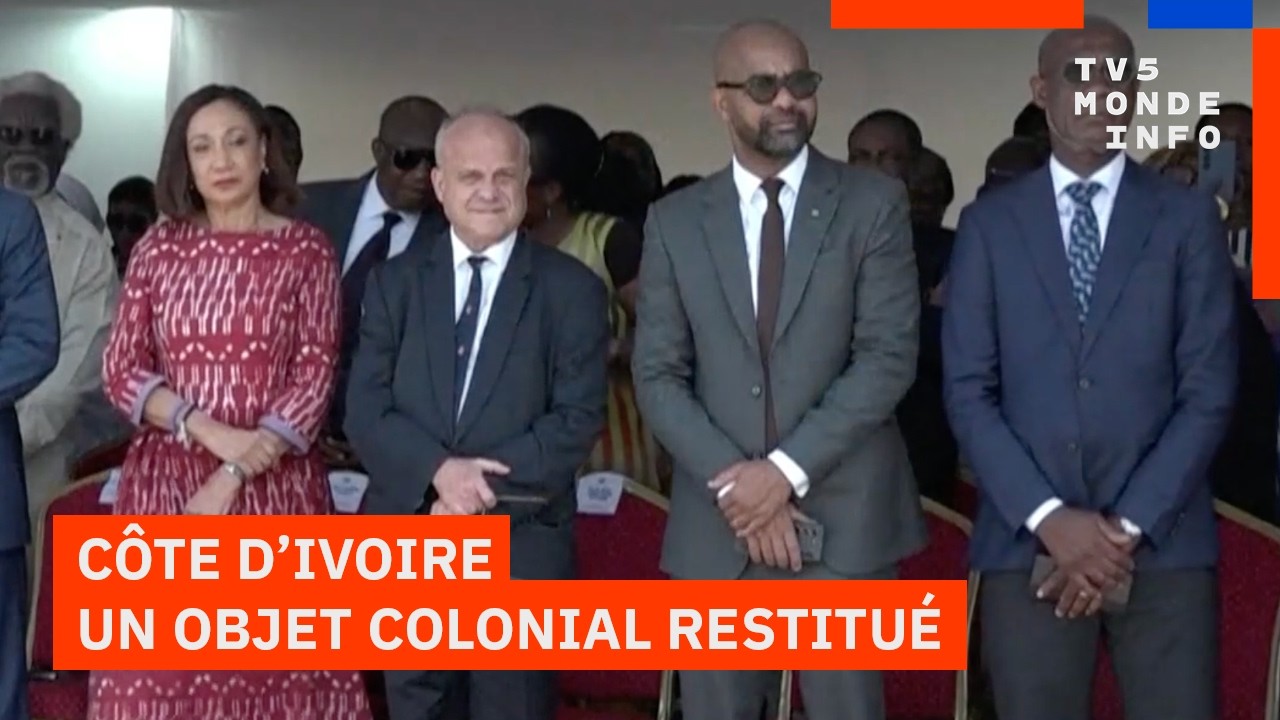 Côte d’Ivoire : La France restitue son premier objet colonial : Le tambour parleur