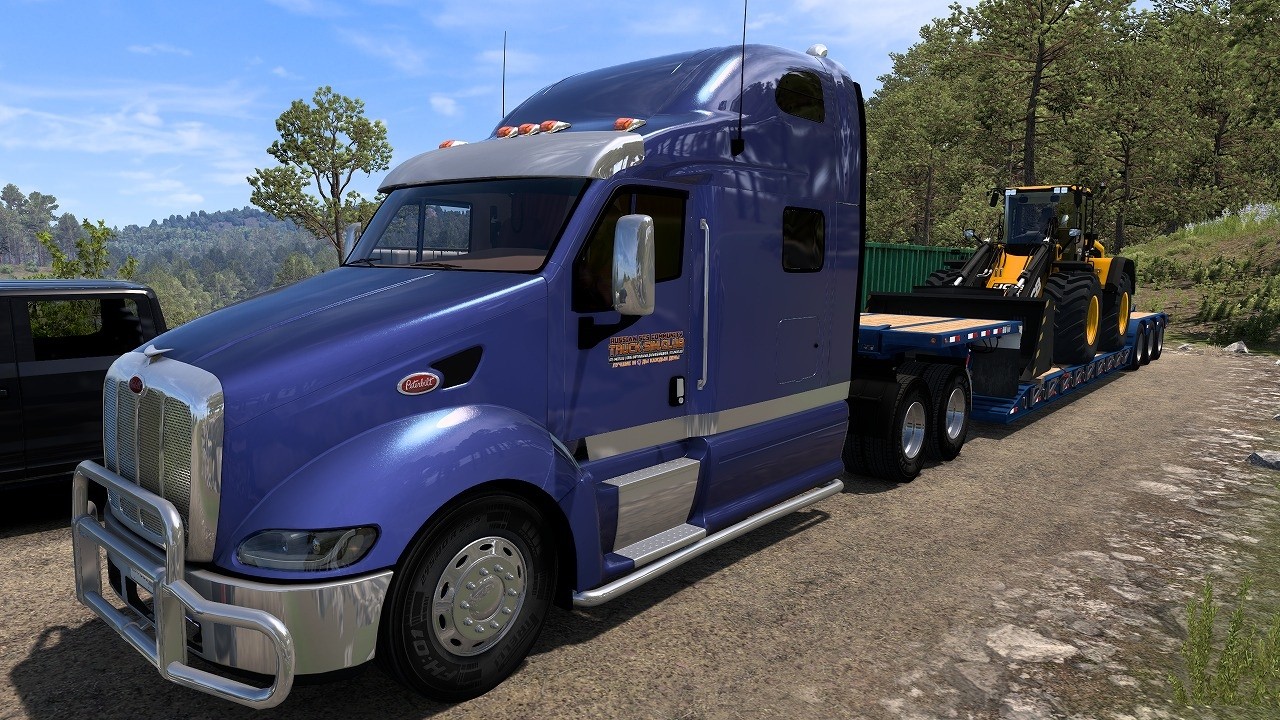 Peterbilt 387 CAT C16 Straight Pipe Jake brake POV Truck Driving American Truck Simulator 1.53 ＃99