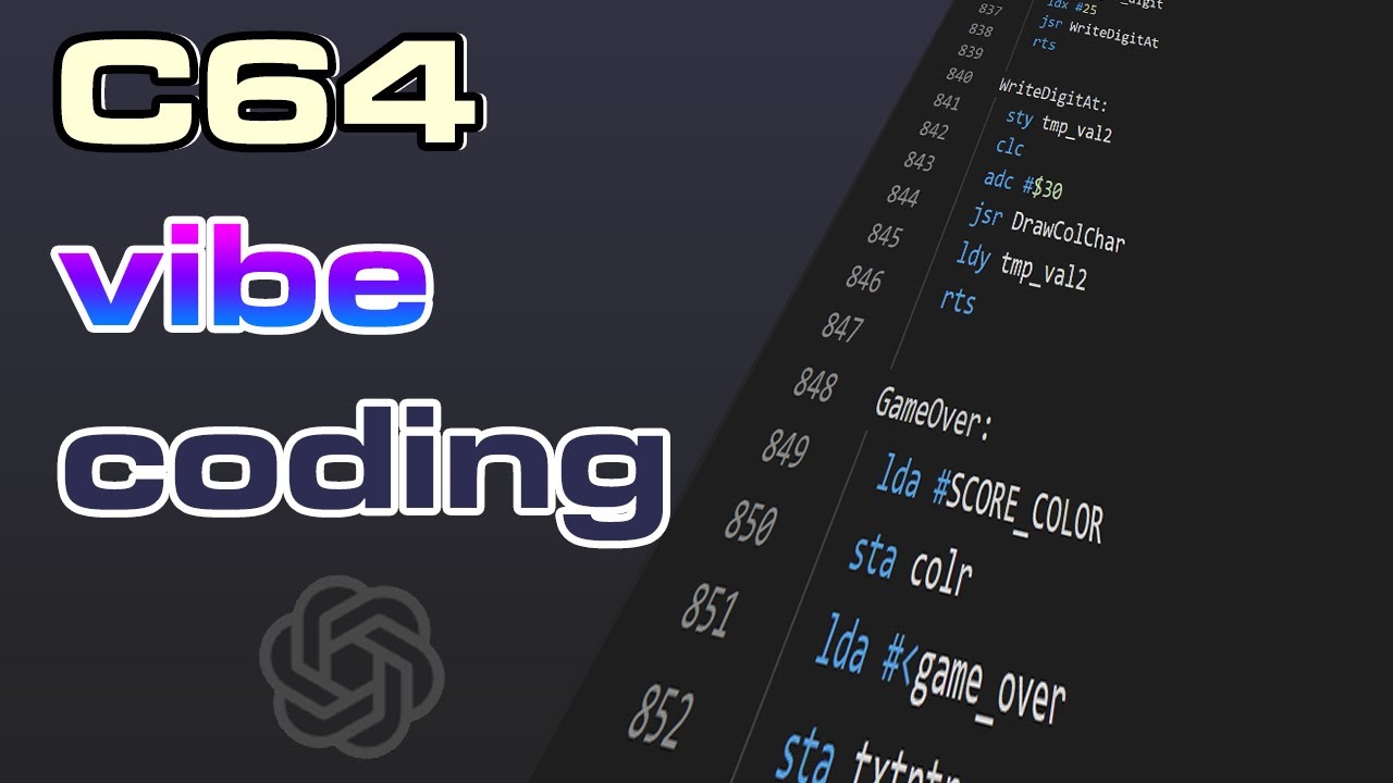 Commodore 64 Vibe Coding in assembler