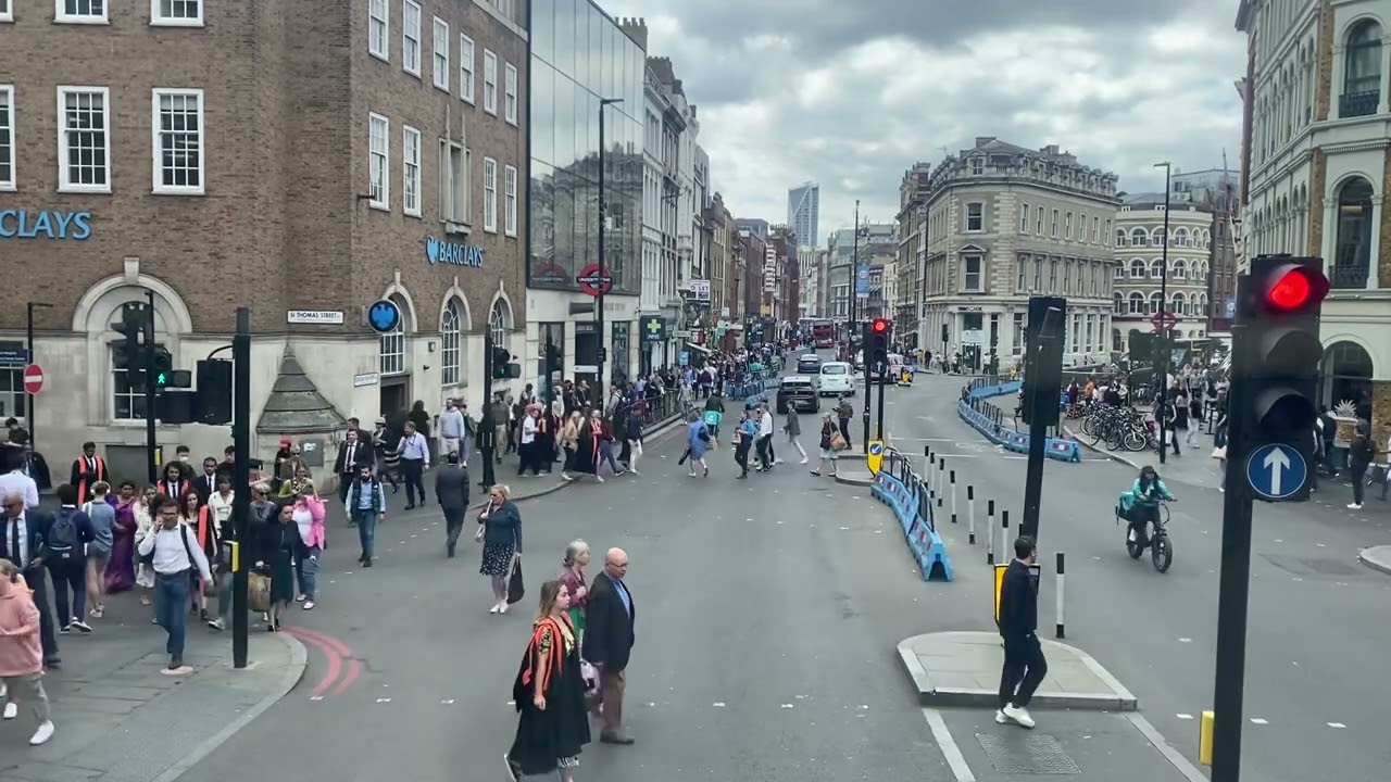 London Bus 🇬🇧 Ride Route 133 From Liverpool Street Station to Streatham Station please Subscribe