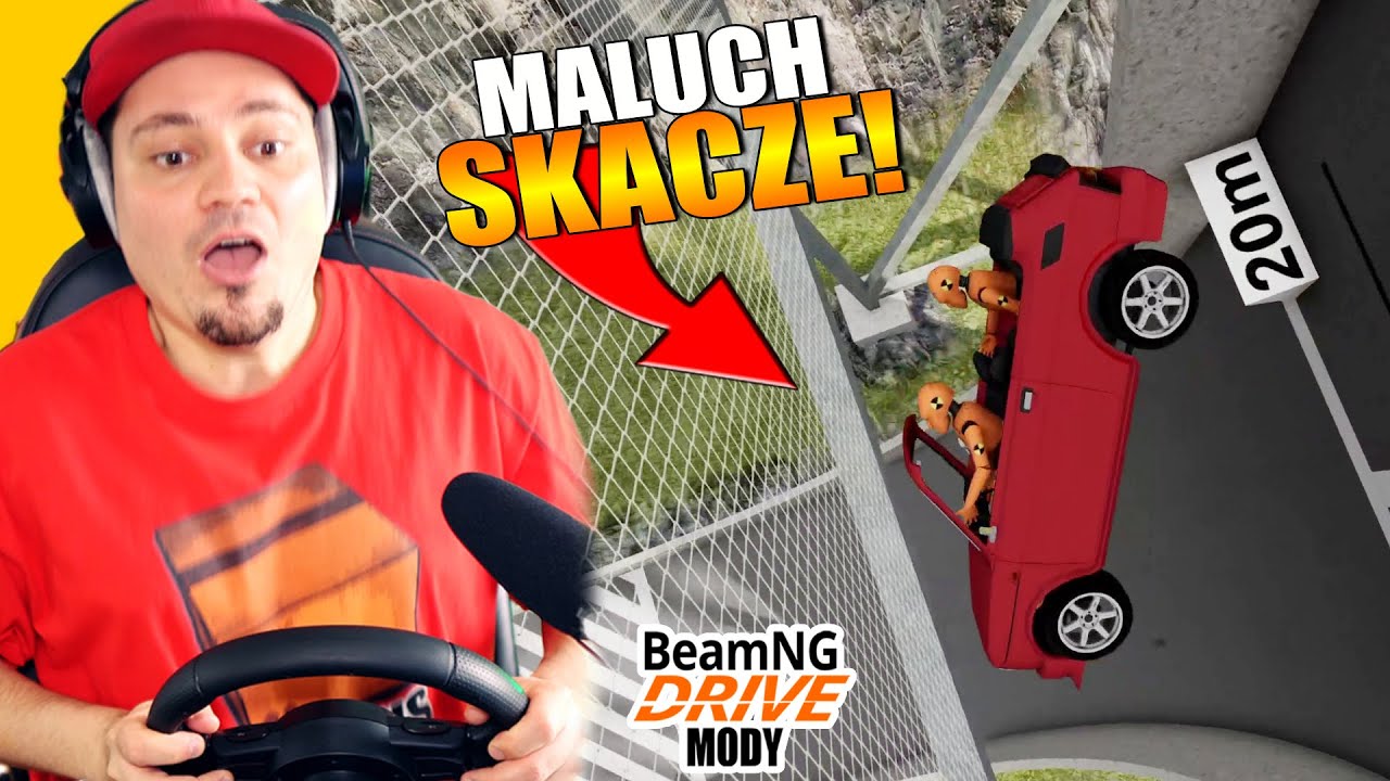 POLSKIE MALUCHY SKACZĄ W BEAM NG! 🚗 Beam NG Mody