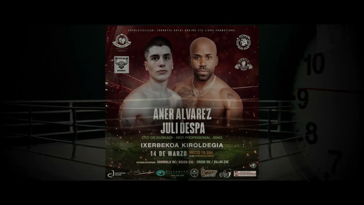 🎬🥊 He editado el vídeo del Campeonato de Euskadi Neo Profesional (65 kg)