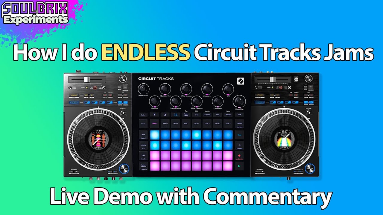 Endless Jams with the Circuit Tracks - Live Demo with Commentary
