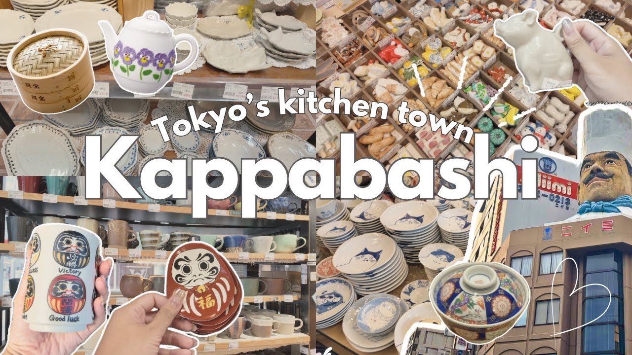 Japan’s Kitchenware Capital 🍽️💕/ Kappabashi kitchen street in Tokyo