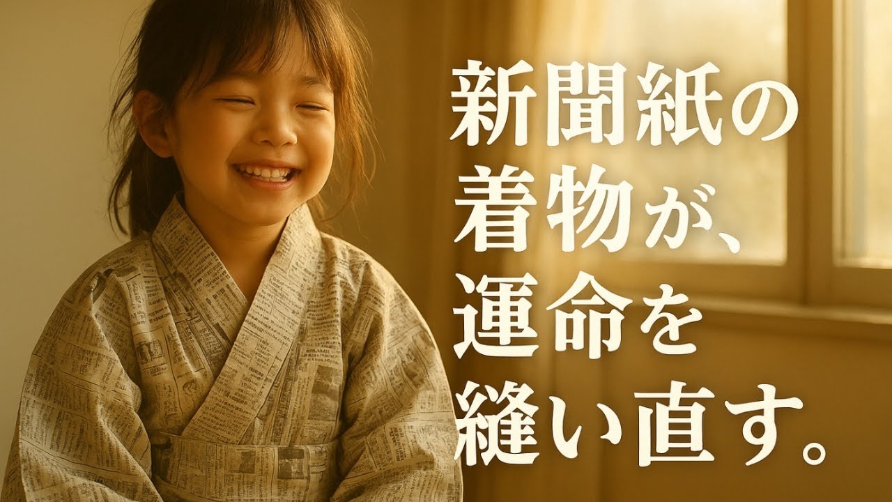 かつて離れ離れになった兄妹が、運命のように再会する——。幼い頃、新聞紙で作った「着物」の記憶。それは、時を超えて二人の心を再び結びつけた。