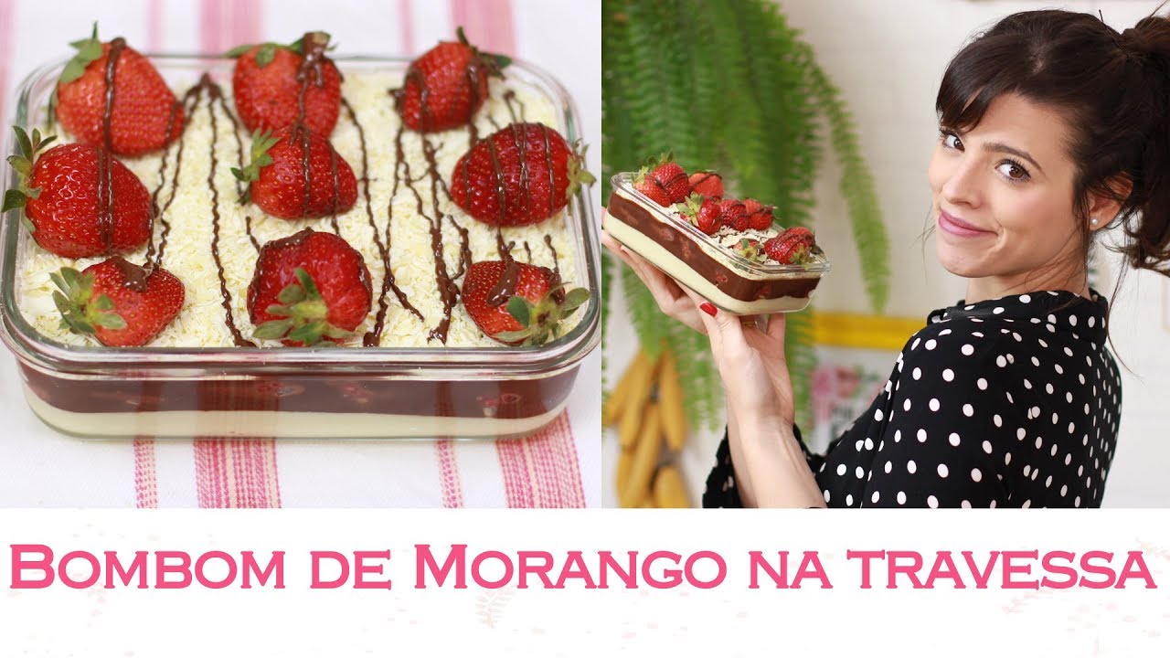 BOMBOM de MORANGO na TRAVESSA 🍓 Especial Morangos 🍓 | TPM, pra que te quero?