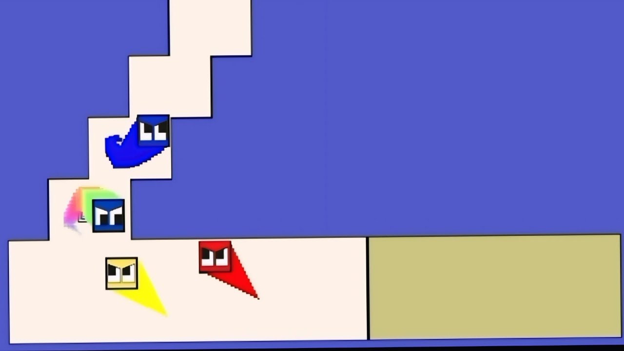 square Race 🟥🟧🟨🟩#squarerace #squaregame #satisfying