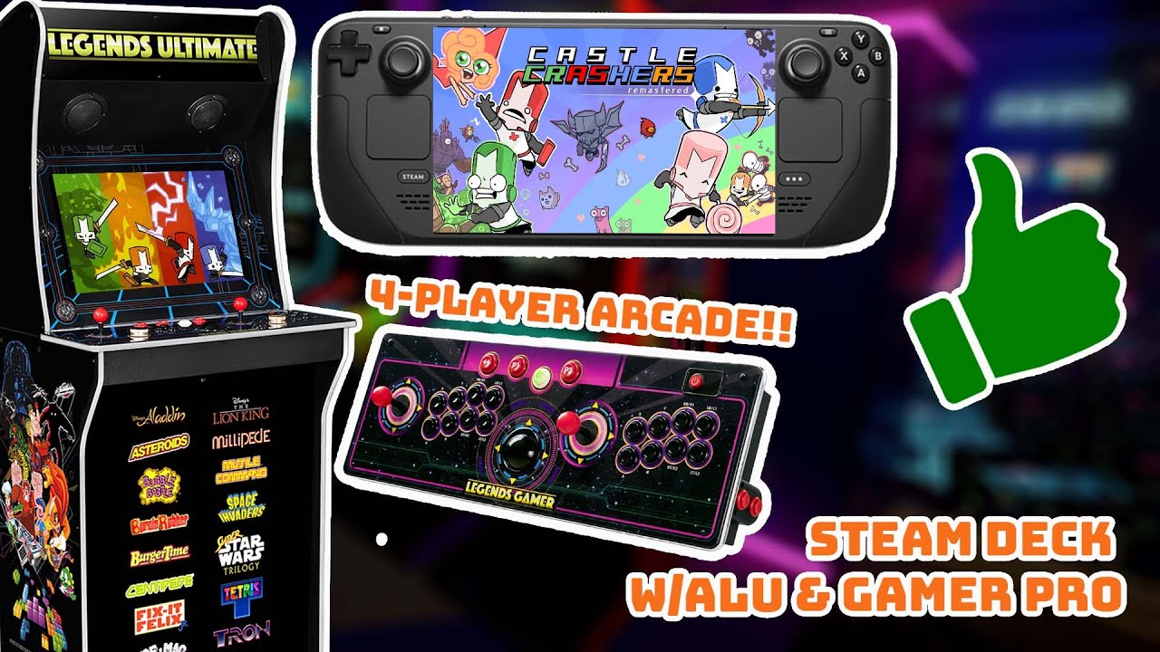 Can the Steam Deck handle 4-Player Action?! Testing ALU & Gamer Pro w/Castle Crashers on Steam
