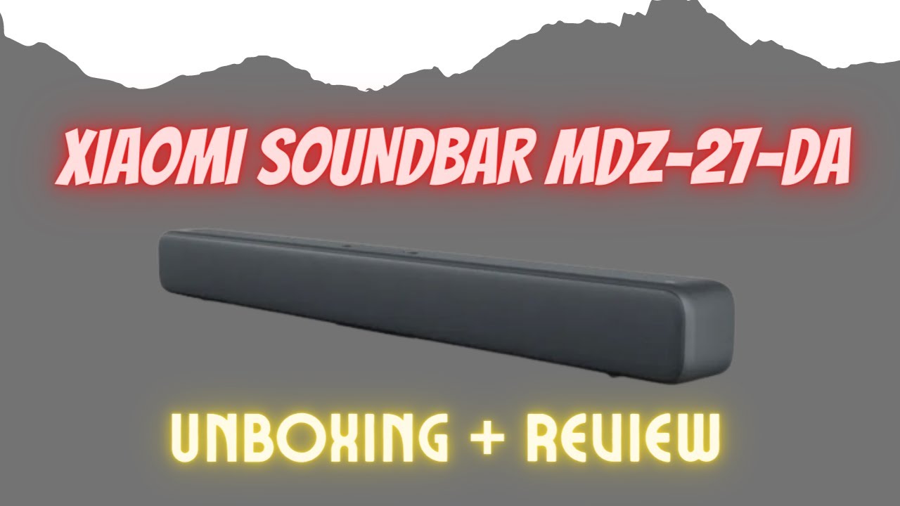 XIAOMI SOUNDBAR SPEAKER BLUETOOTH HOME THEATER UNBOXING + REVIEW!!