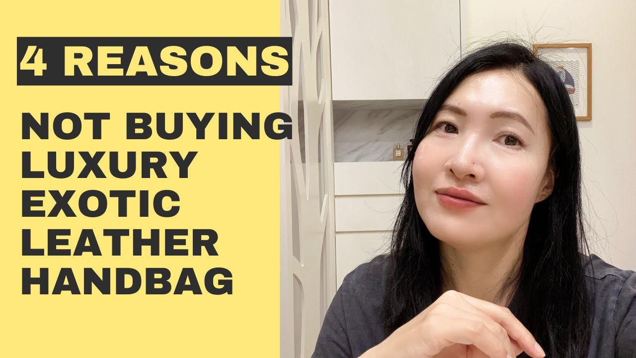 4 Reasons Not To Buy Luxury Exotic Leather Handbag