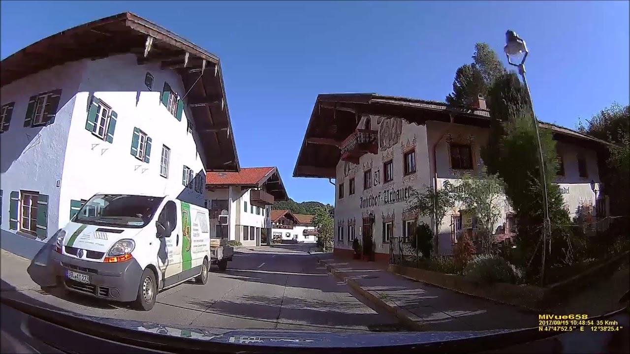 Driving from Ruhpolding to A8 Chiemsee