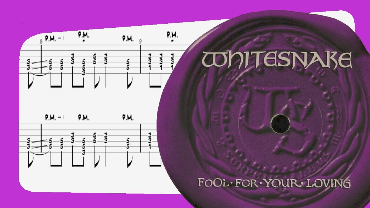 WHITESNAKE   FOOL FOR YOUR LOVING   Cover & TABS