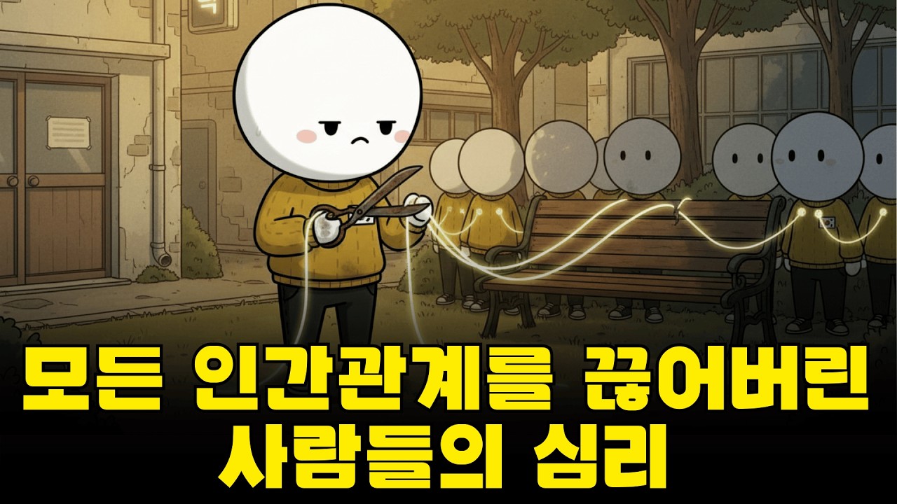 모든 인간관계를 끊어버린 사람들의 심리: 냉정해진 게 아니라, 너무나 지친 것입니다