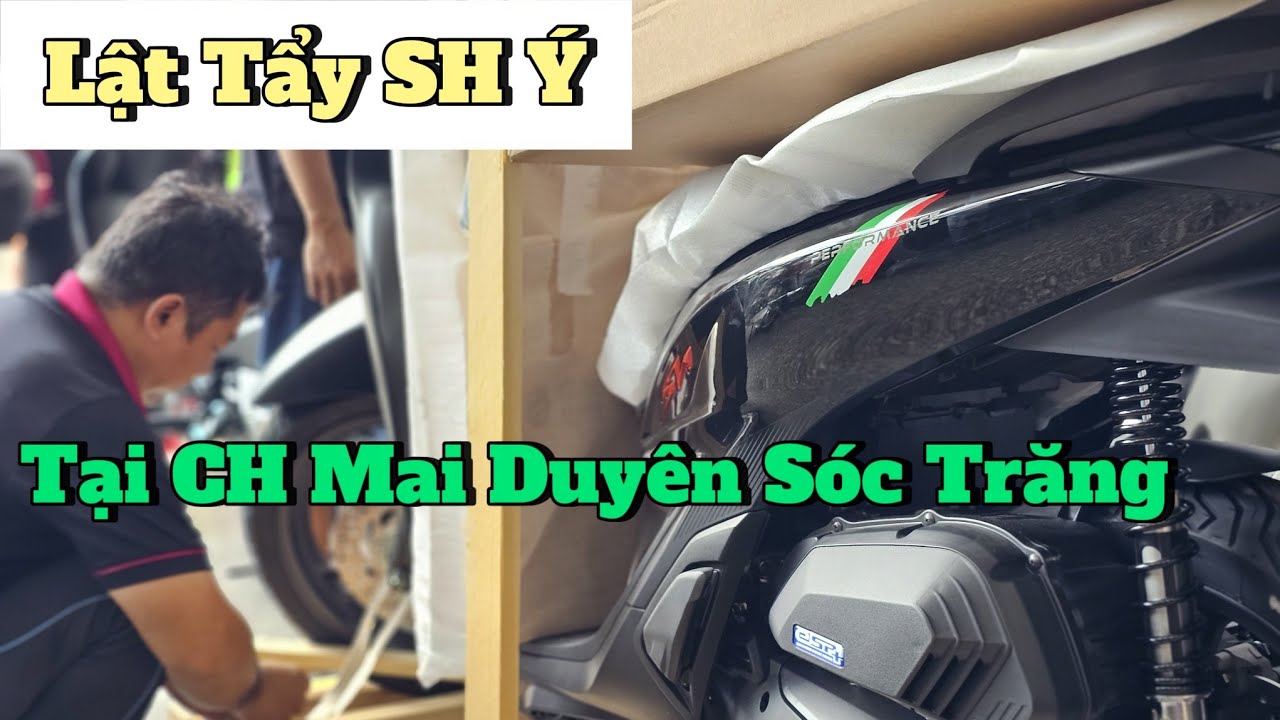 Lật tẩy SH &Yacute; made in tem độ VN tại CH Mai Duy&ecirc;n S&oacute;c Trăng. Khải Phạm #sh #150 #150i #honda #shitali