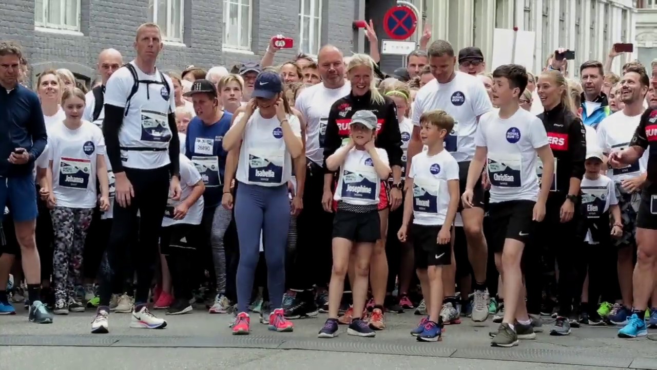 Royal Run 2019: Prinsesse Isabella og Josephine dansede før start