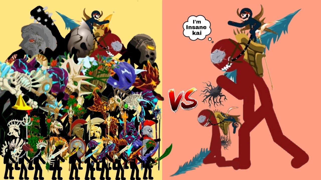 All Skin's From Weakest To Strongest - Insane Super Kai Rider - Stick War Legacy 