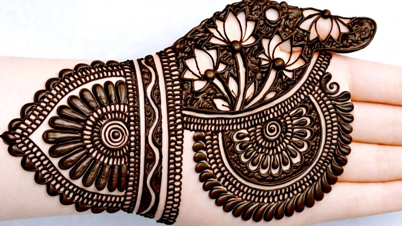 Easy Simple Front Hand Mehndi//New Stylish Mehndi Ki Design//mehandi ka design//mehndi design/