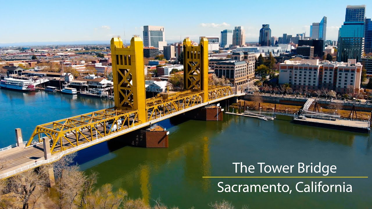 Best Places To Visit In Sacramento California | Tower Bridge Sacramento