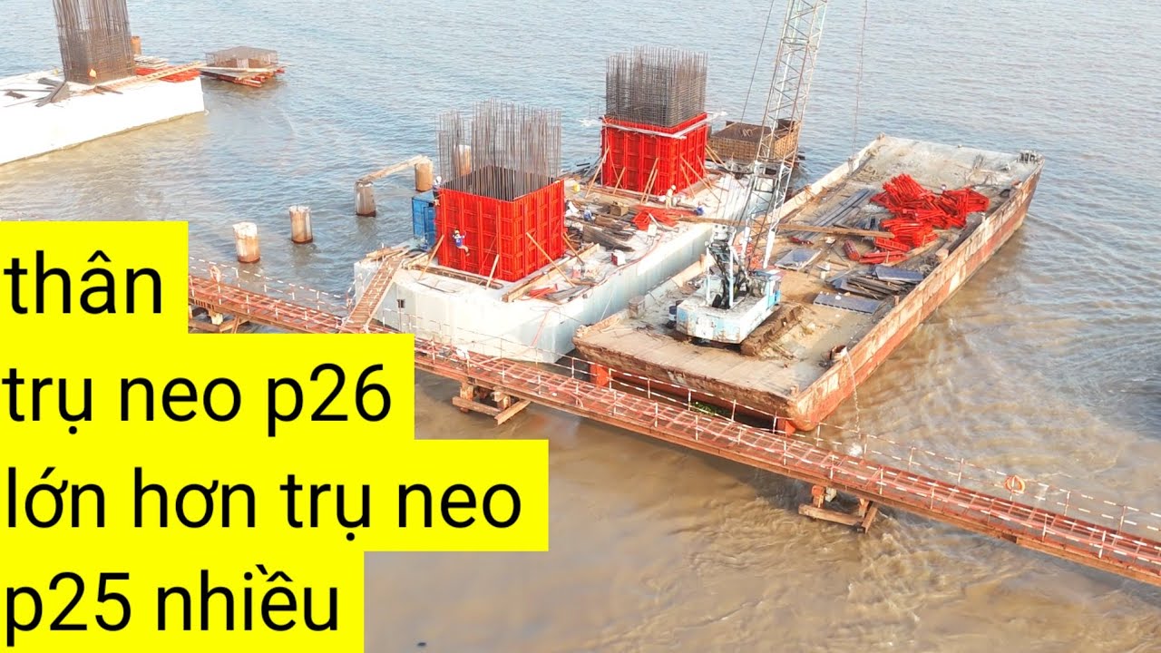 Cầu đại ngãi 1 tăng tốc hoàn thành các hạng mục trước tết nguyên đán  
