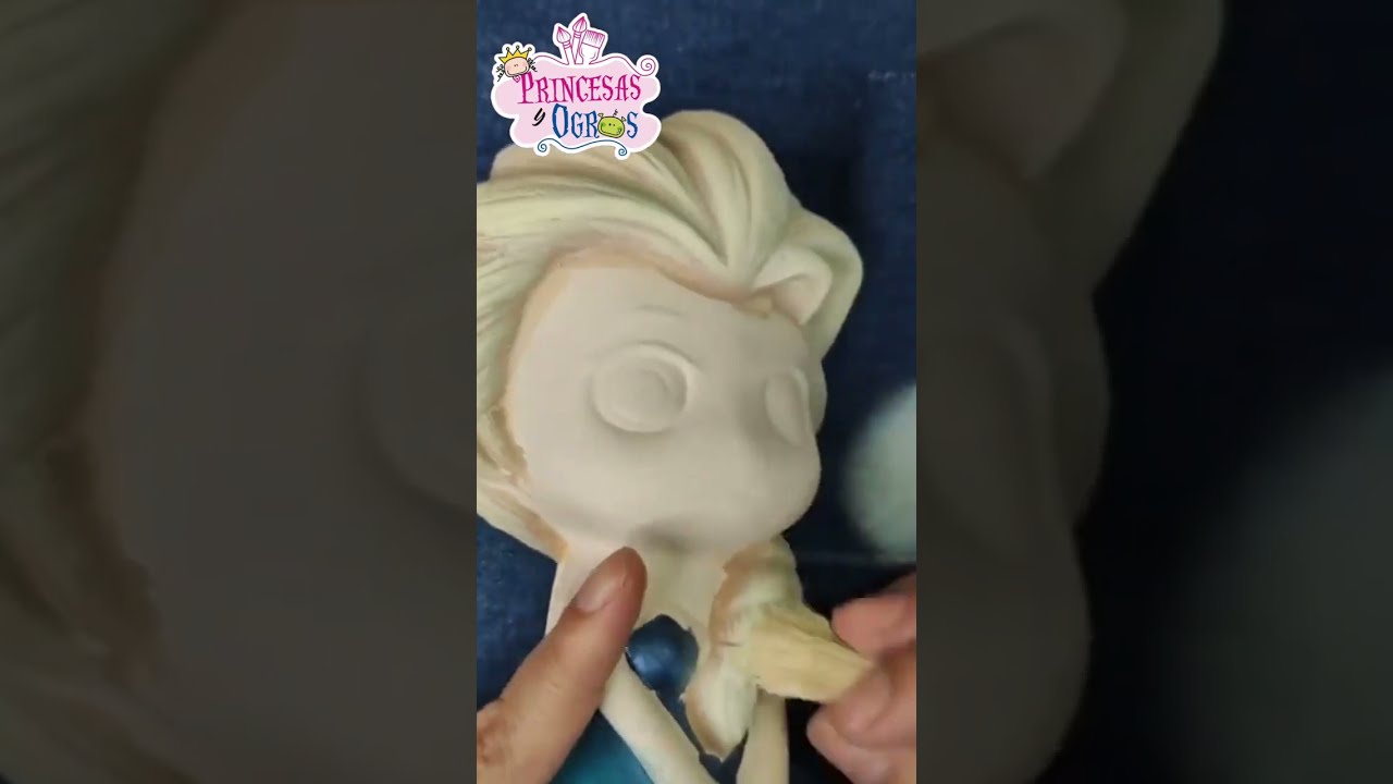 Pintaremos ojos y la pieza de completa de Elsa de Frozen 🖌️😍 #pincelseco #pinturaartistica #frozen