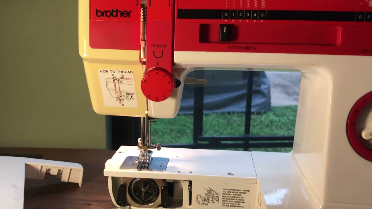 Brother VX-808 Part 4 of 5 - Refilling the Bobbin