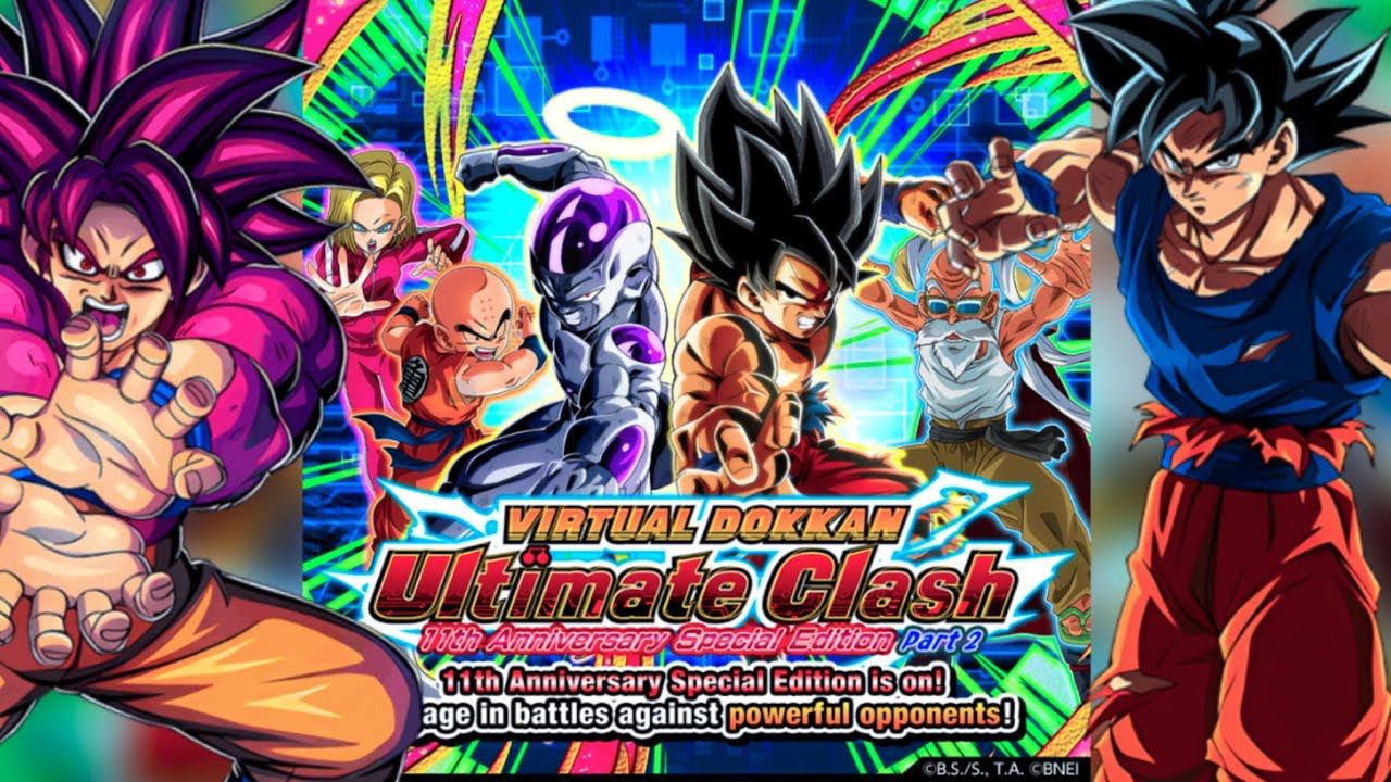 Virtual Dokkan Ultimate Clash [11th Anniversary Special Edition Part 2]! 35 Character Only! (Easy)
