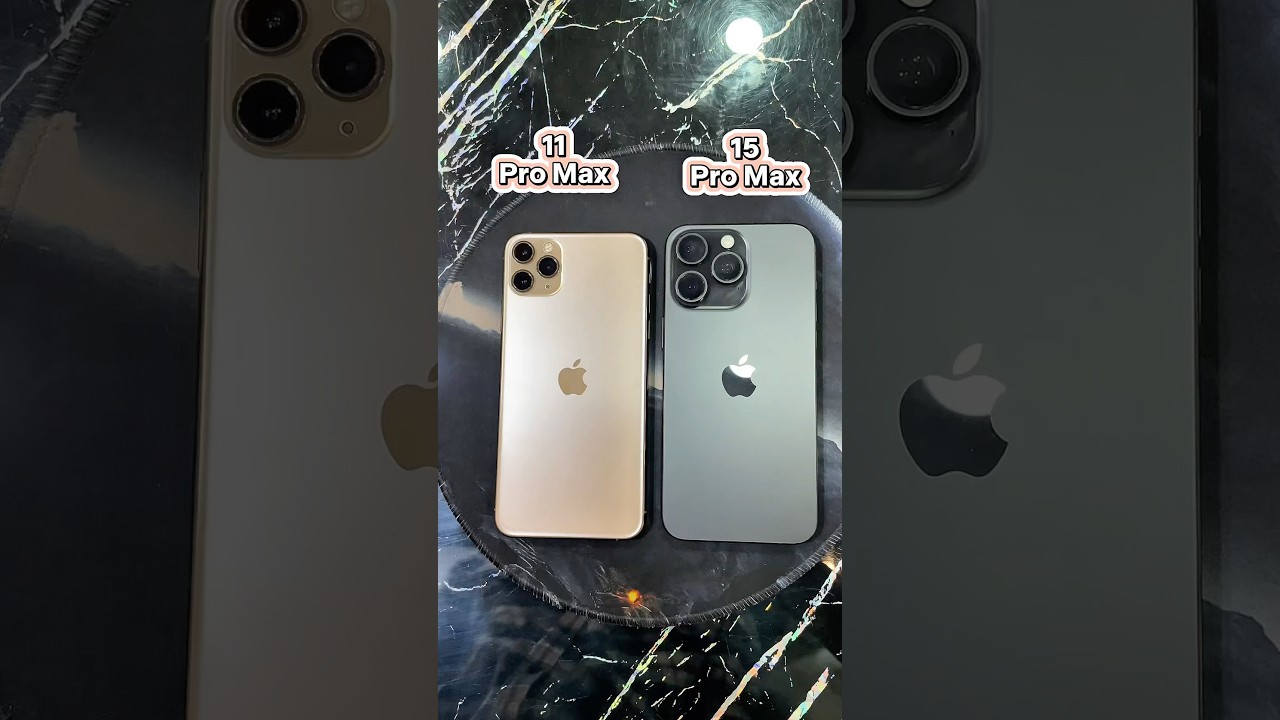 iPhone 11 Pro Max Vs iPhone 15 Pro Max - Reboot Test! #shorts