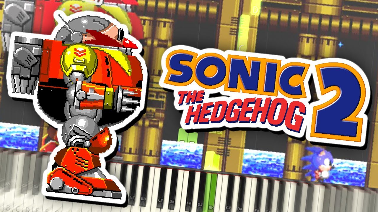 Sonic the Hedgehog 2 - Final Boss Theme Piano Tutorial Synthesia
