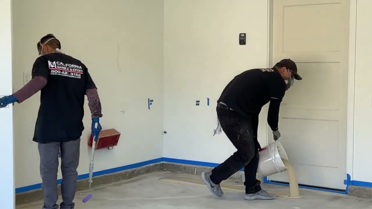 California Marble and Epoxy.  Garage Floor Epoxy Process
