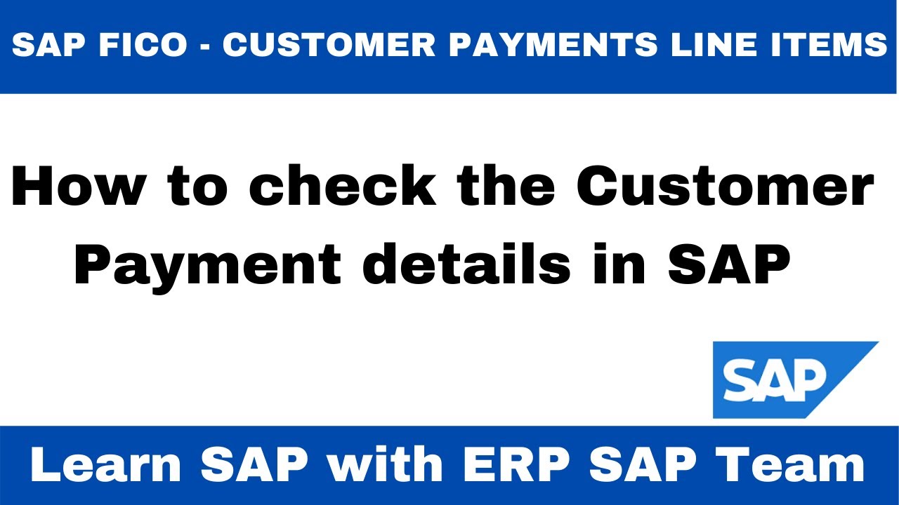 Как проверить платежные реквизиты клиента в SAP FICO с использованием T-кода FBL5N