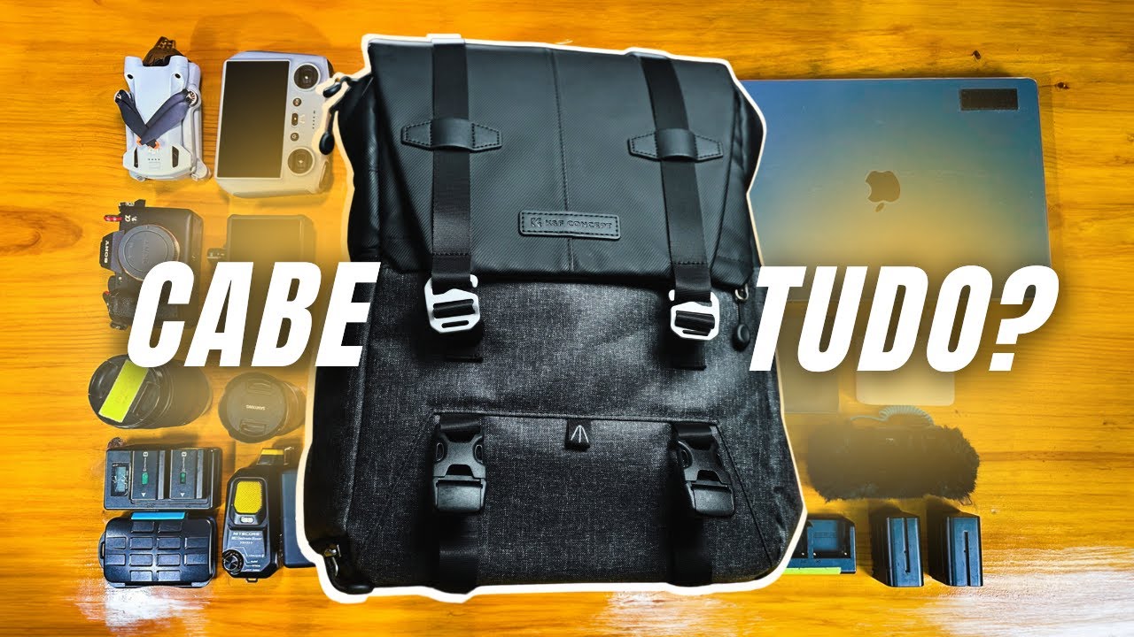 MOCHILA K&F Concept Beta Backpack 20L - SEGURANÇA E MUITO ESPAÇO PARA EQUIPAMENTOS DE FOTOGRAFIA