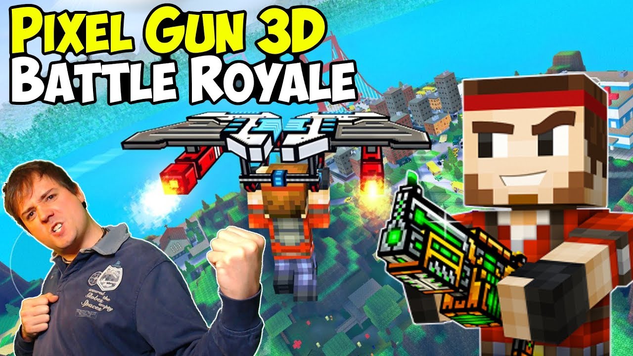 Pixel Gun 3D Battle Royale Gameplay & Hitman Pistol iOS Android PG3D