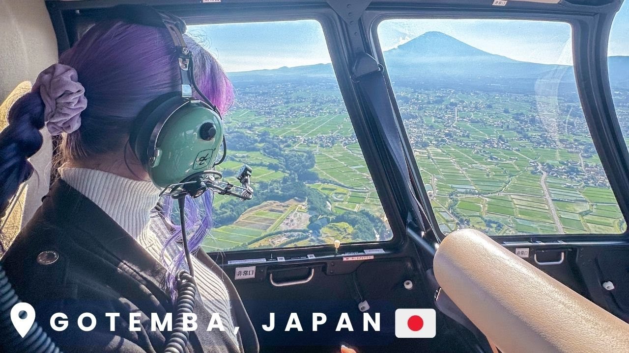 [4K] Japan Bucket List | Mt. Fuji Helicopter Tour with AIROS Skyview