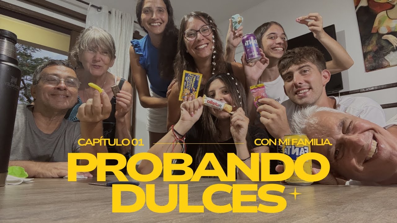 PROBANDO DULCES BRASILEROS! con mi familia 